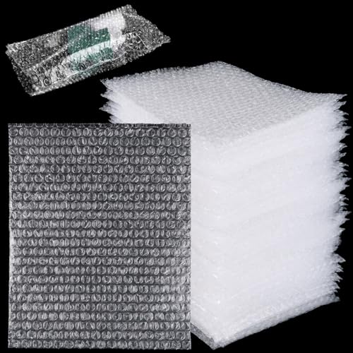 CYEER 100 Bolsas de Burbujas de 20 x 25 cm, Material de Embalaje para Mudanzas, Acolchado Resistente a los Golpes