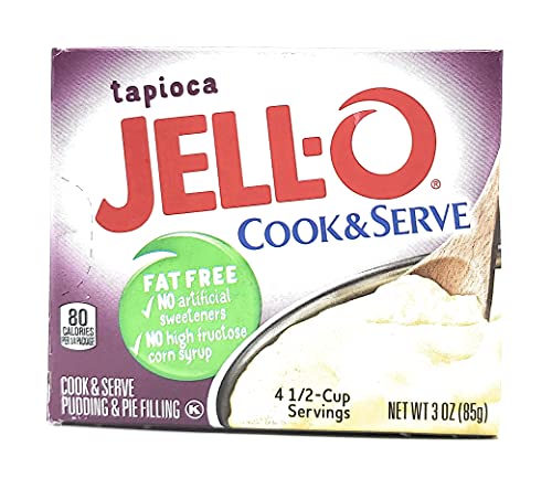 Jell-O, Cook & Serve, Tapioca Pudding & Pie Filling, 3Oz Box (Pack Of 4) #TOP1