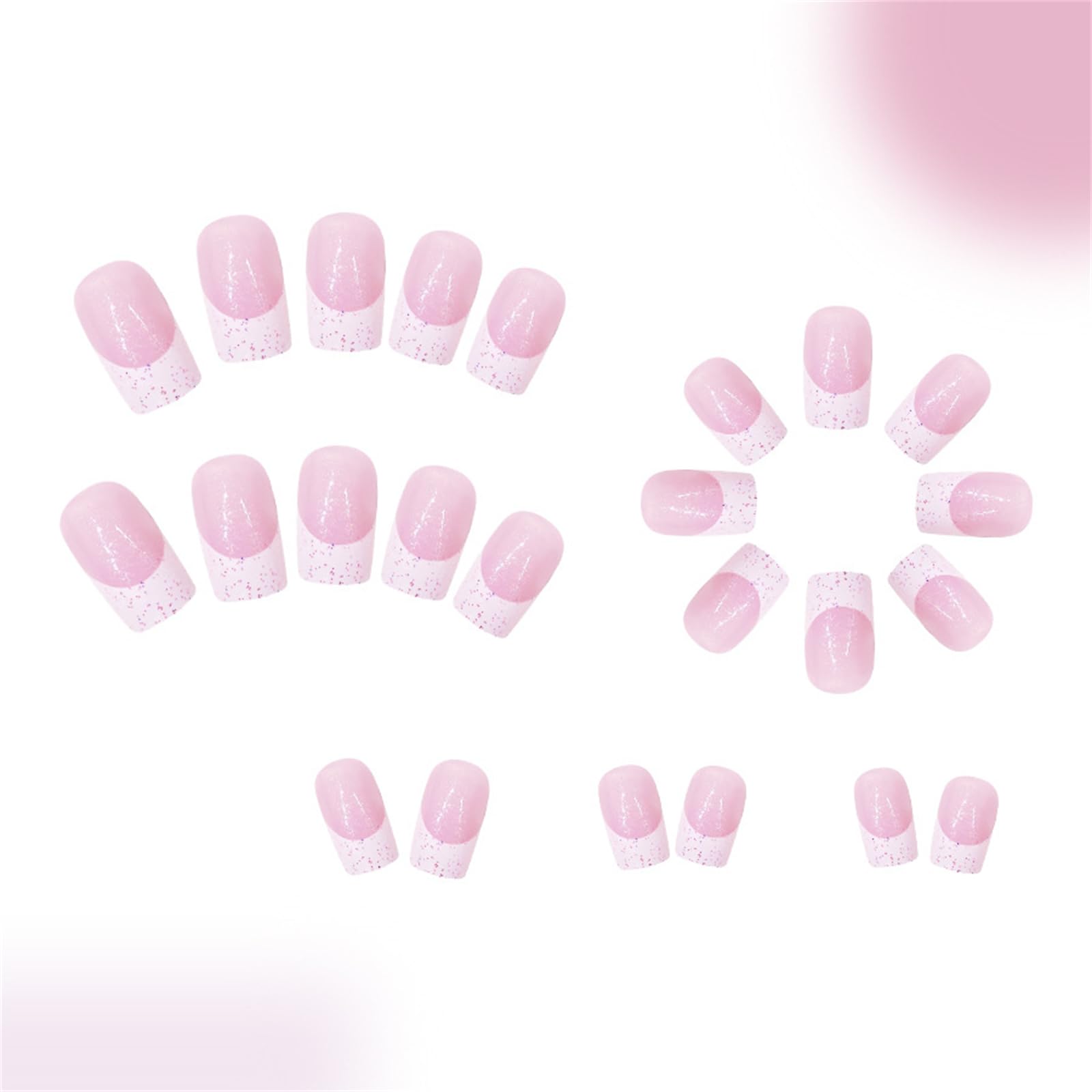 Professionale Piazza Bara Press On Nails 24 Pezzi Set Unghie Finte Stick On Unghie Artificiali Unghie Artifici