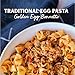 Al Dente Golden Egg Bonnetti – All-Natural, Hand-Crafted Egg Pasta. Traditional Pasta Noodles Made with Cage-Free Eggs and Semolina. Great for Pastas, Soups, Stews. 12oz Bags (Pack of 6)