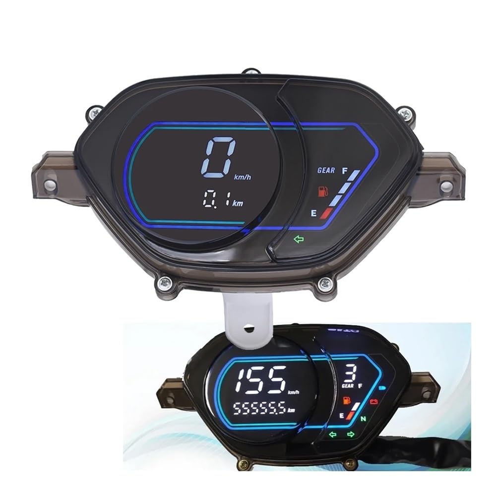 Indicateur Tachymètre Numérue Compteur De Vitesse Numérique pour Moto pour Smash 115 V 115 FI Smash 115 FI Compteur De Vitesse Compteur De Voyage Odomètre