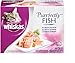 PURRFECTLY FISH Variety Pack Wet Cat Food Contains (4x With Salmon) (3x With Snapper) (3x With Shrimp), 3oz Pouches (Pack of 1 - (10/Pack))