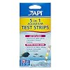 API 5-IN-1 TEST STRIPS Freshwater and Saltwater Aquarium Test Strips 4-Count Box