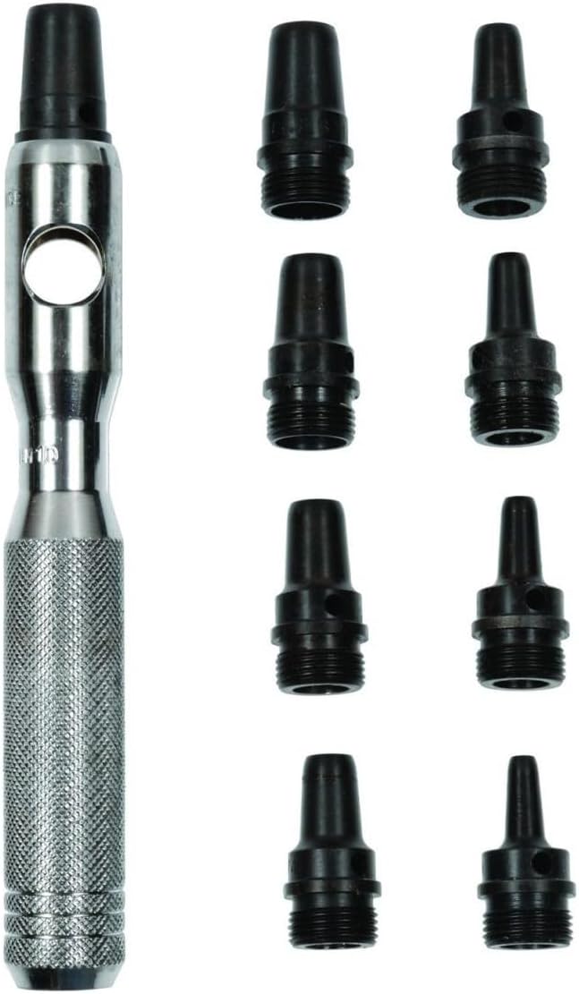 Tools 66012 Hollow Punch, 10-Piece Set, Black