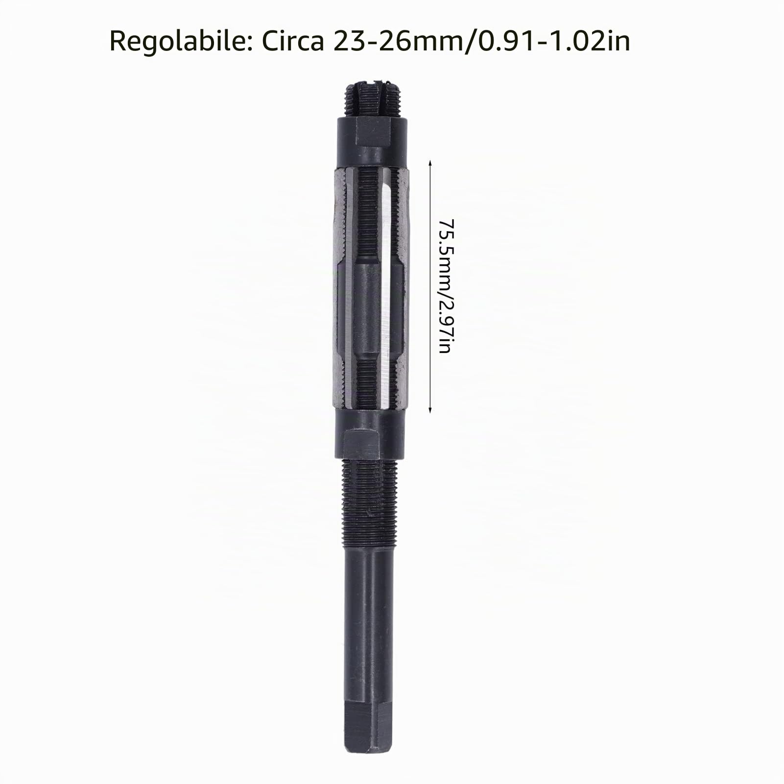 Alesatori manuali alesatore Regolabile 23-26 mm Robusto Gambo Universale Alesatore Regolabile ad Alta precisione di rettifica per Lega di Alluminio alesatore Regolabile Alesatori