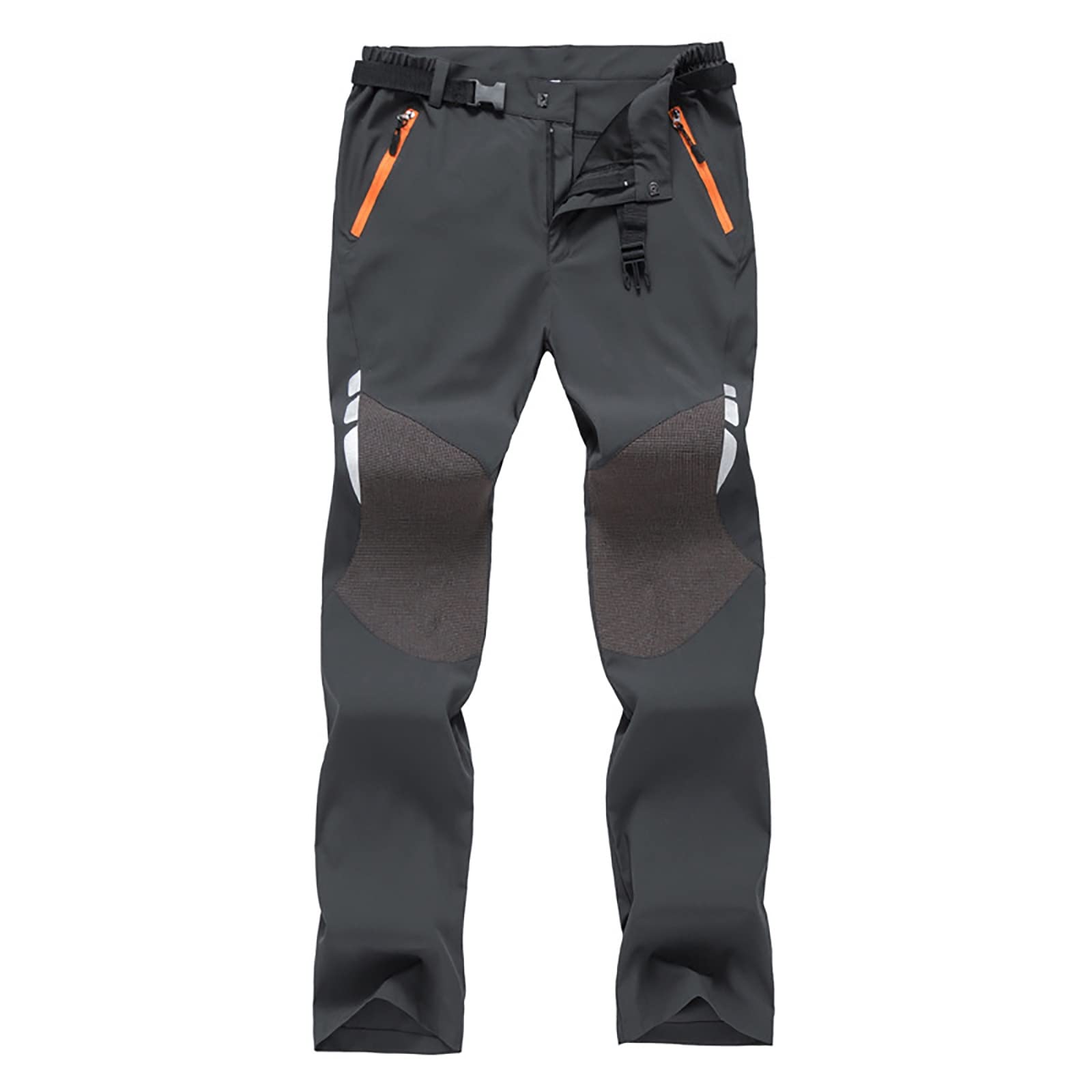 G&F Pantalones de Montaña Hombres Impermeables Softshell Pantalones Trekking Escalada Senderismo Secado Rápido Respirable (Color : Gray, Size : 4XL)