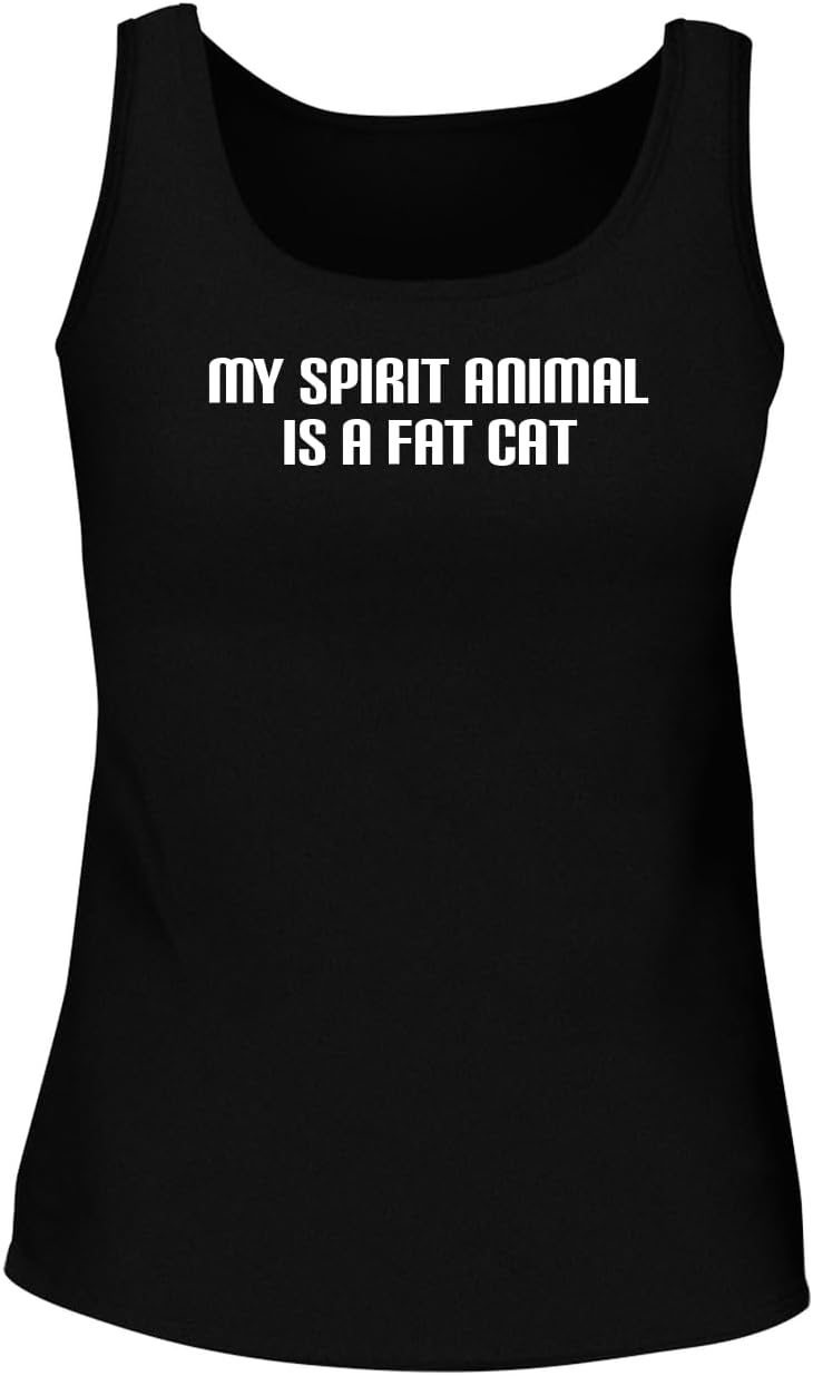 My Spirit Animal is A Fat Cat - Women's Soft & Comfortable Tank Top