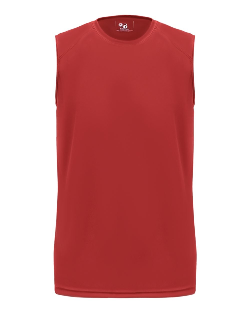 Badger Sport Red Adult 3X Sleeveless Wicking Tee