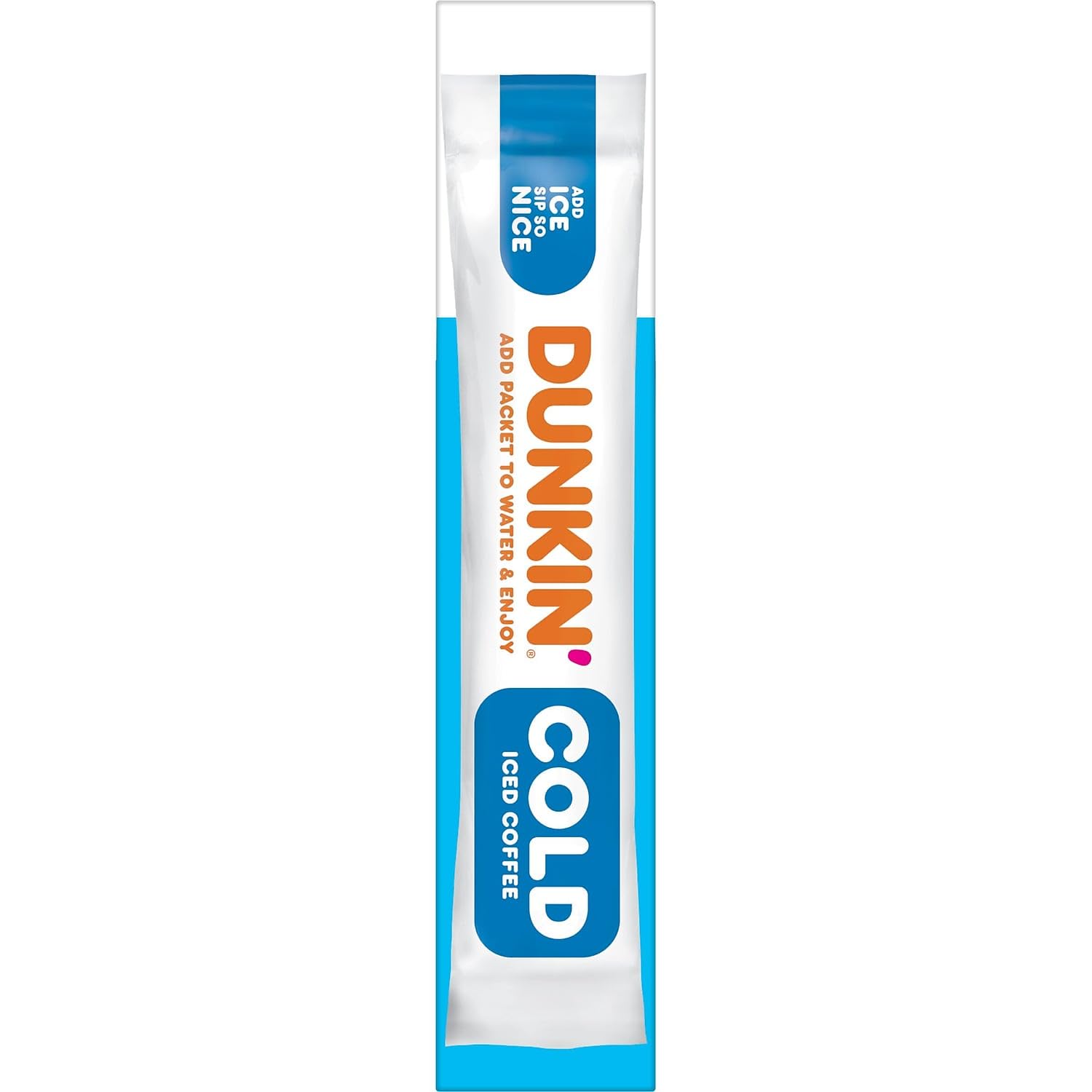 Dunkin' Cold Powdered Single Serve Instant Coffee Packs, 6 Stück