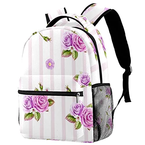 Sac à dos floral femme grand format pour weekend et loisirs
