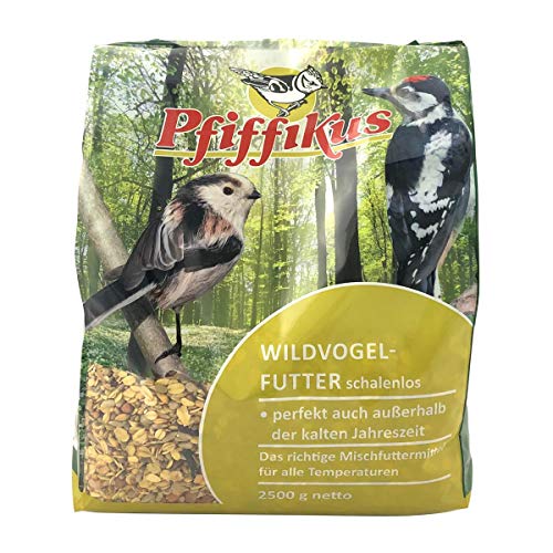 Pfiffikus Nourriture pour oiseaux sauvages Pfiff Wildvfu - Sans coque - 2,5 kg