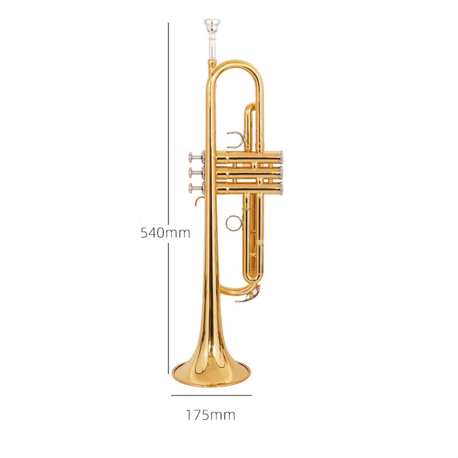 Amazon | 初心者金管楽器 トランペット楽器 Bフラット三音