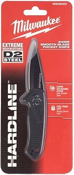 Milwaukee HARDLINE Premium Katlanır Bıçak 65 mm Düz Bıçak Uzunluğu