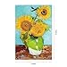 Sunflowers - 12 Blank Note Cards: 12 Blank Cards in 6 Designs with 12 Envelopes in a Keepsake Box