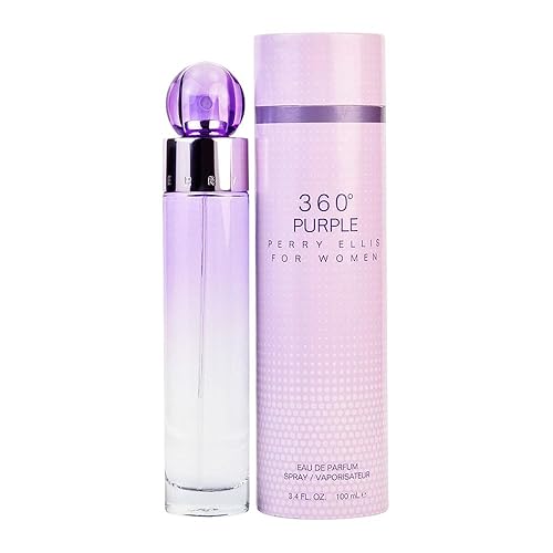 Perry Ellis 360 Purple de Perry Ellis Eau De Parfum Spray para mujer de 3.4 oz