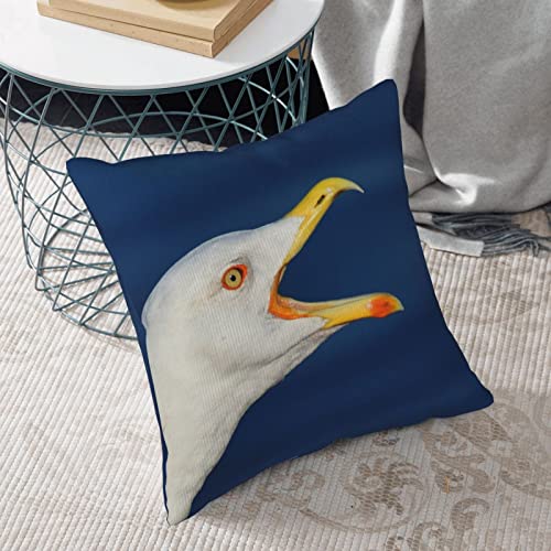 Housses de coussin velours côtelé mouettes pour rénover canapé