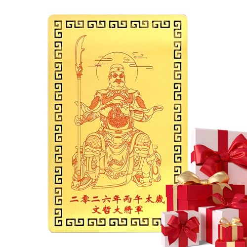 Tai Sui Blessing Card 2026 - �|�[�^�u�� �� �S�[���h �������� - �K�^�������炷 ���N�̗ǂ��J�[�h �j�� ���� ��� �Ƒ� �� �������� ���΂������ ���΂������ �� ���q �� �F�l ����