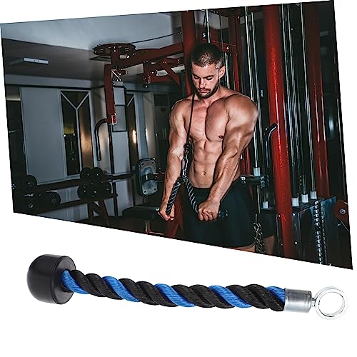 Cuerda para tríceps de nylon con giro fluido HEMOTON para polea de gimnasio 4