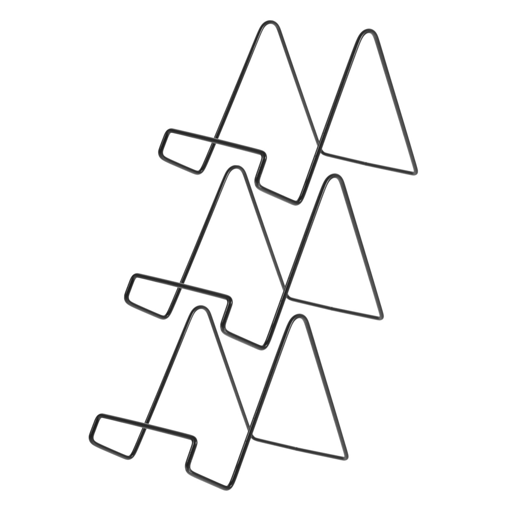 GOOHOCHY 3pcs Metal Plate Display Stand Wrought Photo Frame Holder for Tabletop Elegant Showcase for Plates Art and Home Office and Events