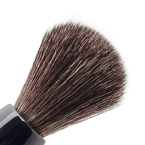 Esquirla Man Shave Brush Shaving Cream Brush Face Cleaning Hair Salon Shave Brush Durable Gently Exfoliates Skin Total Height 11Cm Black Pp Handle #TOP2