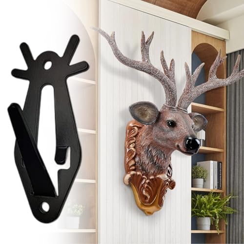 Support pour trophée en bois de cerf massif et robuste x6 - 3