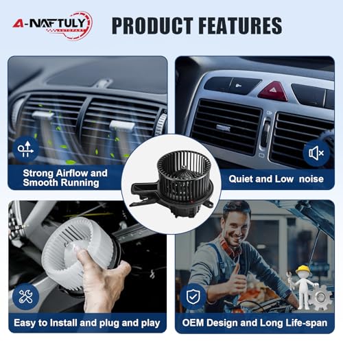 Rear AC Blower Motor Fan Fits for 2009-2023 Chevy Traverse, 2007-2020 Tahoe by A-NAFTULY - Used condition - Image 3