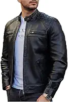 Jaqueta de Couro Masculina, Original, Casaco Casual