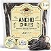 Ancho Mexican Whole Dried Chile- 1 Lb Resealable Bag - El Molcajete Brand