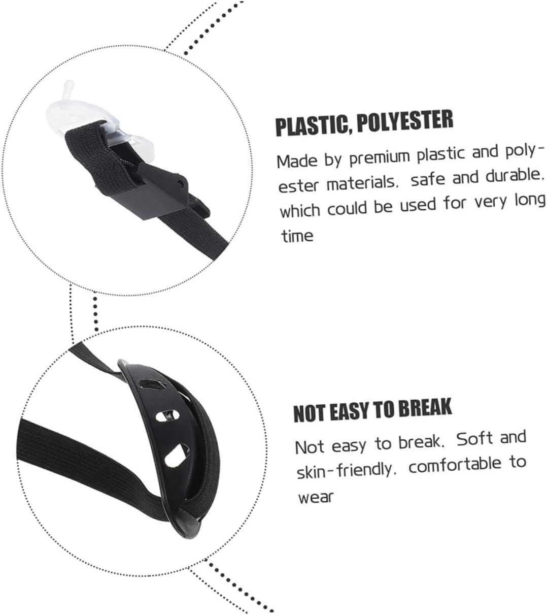 Mipcase 2pcs Chin Strap for Helmet Chin Straps Protective Chain for Hardhat Stable and Easy to Install
