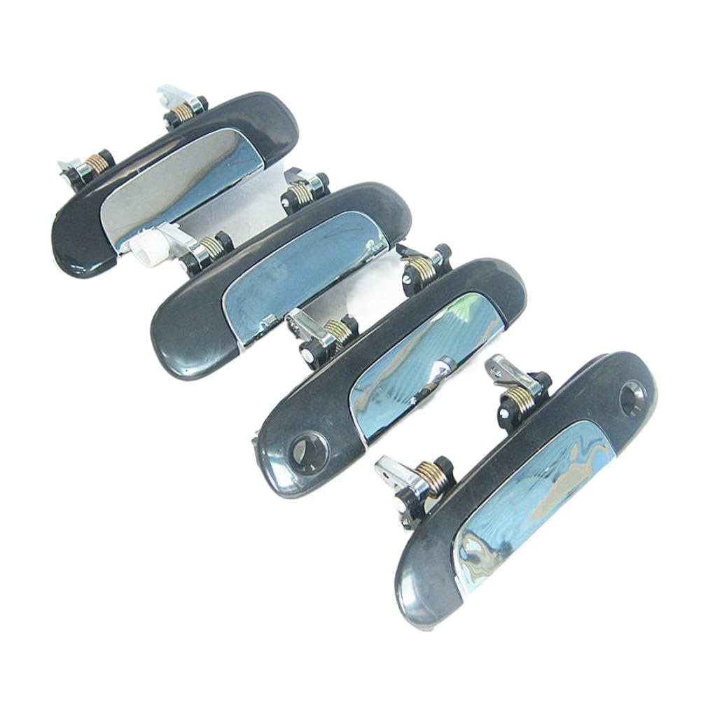 Xsktbpwue Onecolor Silver Plated Car Door Handle Replacement Compatible With 323 Protege 5 1998 2005 Bj Premacy Cp 1999 2005