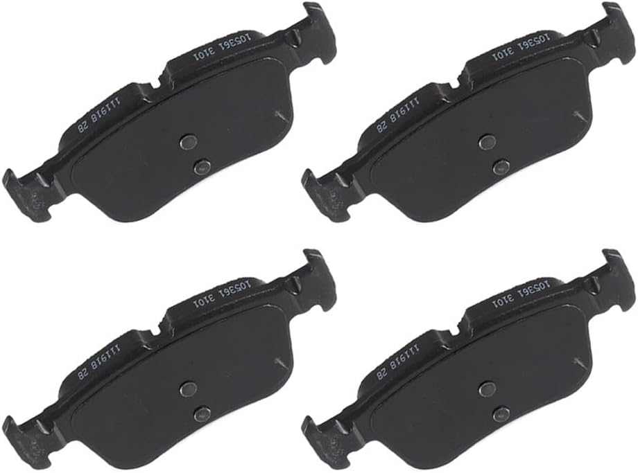 INEEDUP Semi-Metallic Disc Brake Pads Set Rear For Ford Edge Escape Fusion for Lincoln Continental MKC MKX MKZ Nautilus D1665(4PCS), 105361-5208-1830577414