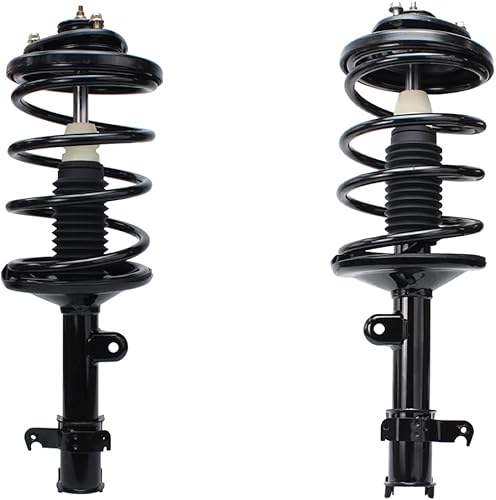 Miniatura 540 de Detroit Axle - Kit de suspensión delantera de 10 piezas para Chevy Aveo Aveo5 Pontiac G3 Wave 2 Ready Struts Assembly 2 Enlaces de barra