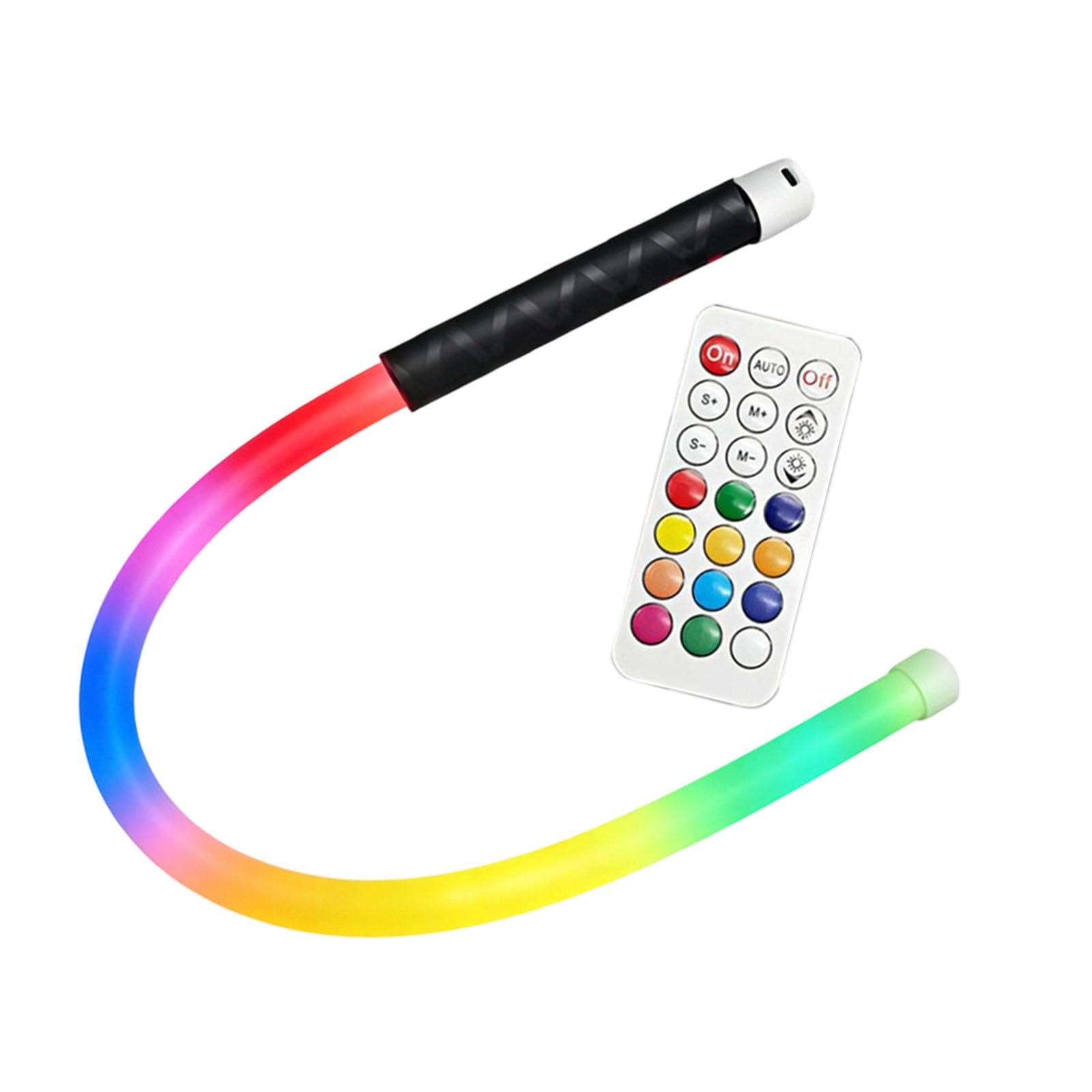 FROMCEO Color Changing 0.8 Meter Handheld Silicone Light Tube Portable LED Wand with Multiple Modes for Party and Decor Party Decor Light