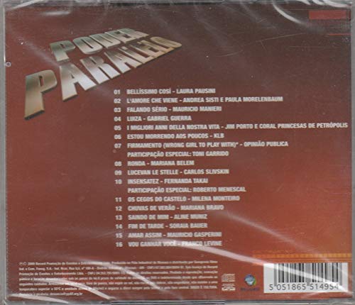 Poder Paralelo - Cd Trilha Novela - 2009