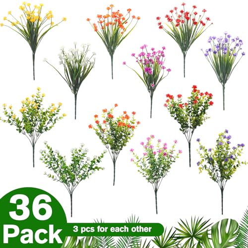 Fleurs artificielles résistantes aux UV pour solutionner l'arrosage de balcon - 3