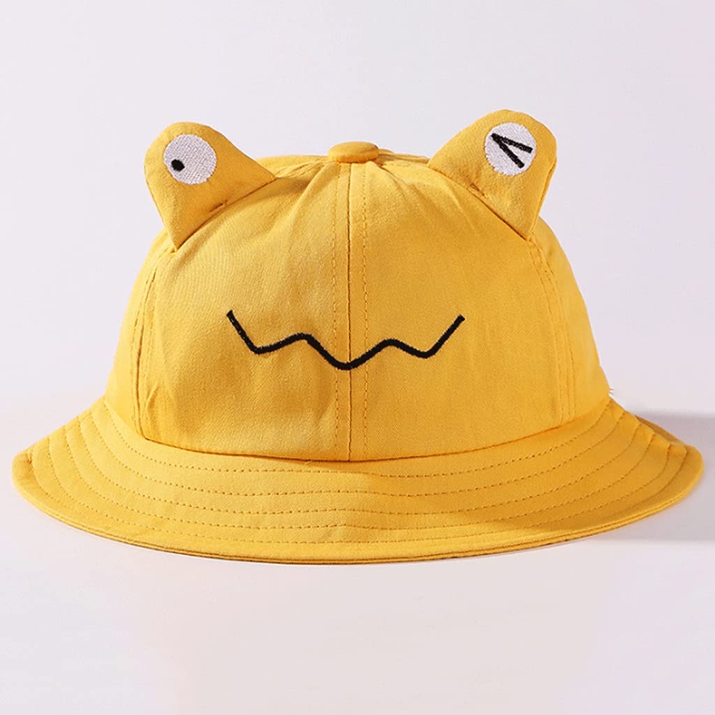 YXWYXWA Cartoon Froschhut Frühling Sommer süßer Karottenschaufel für 6 Monate bis 2 Jahre Mädchen Jungen Bären Hunde Ohren Hut