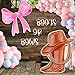 Faccito 2 Pcs 2ft Boots or Bows Gender Reveal Decorations Cardboard Stand up Sign Photography Backdrop Cutout for Western Party Gender Reveal Party Supplies