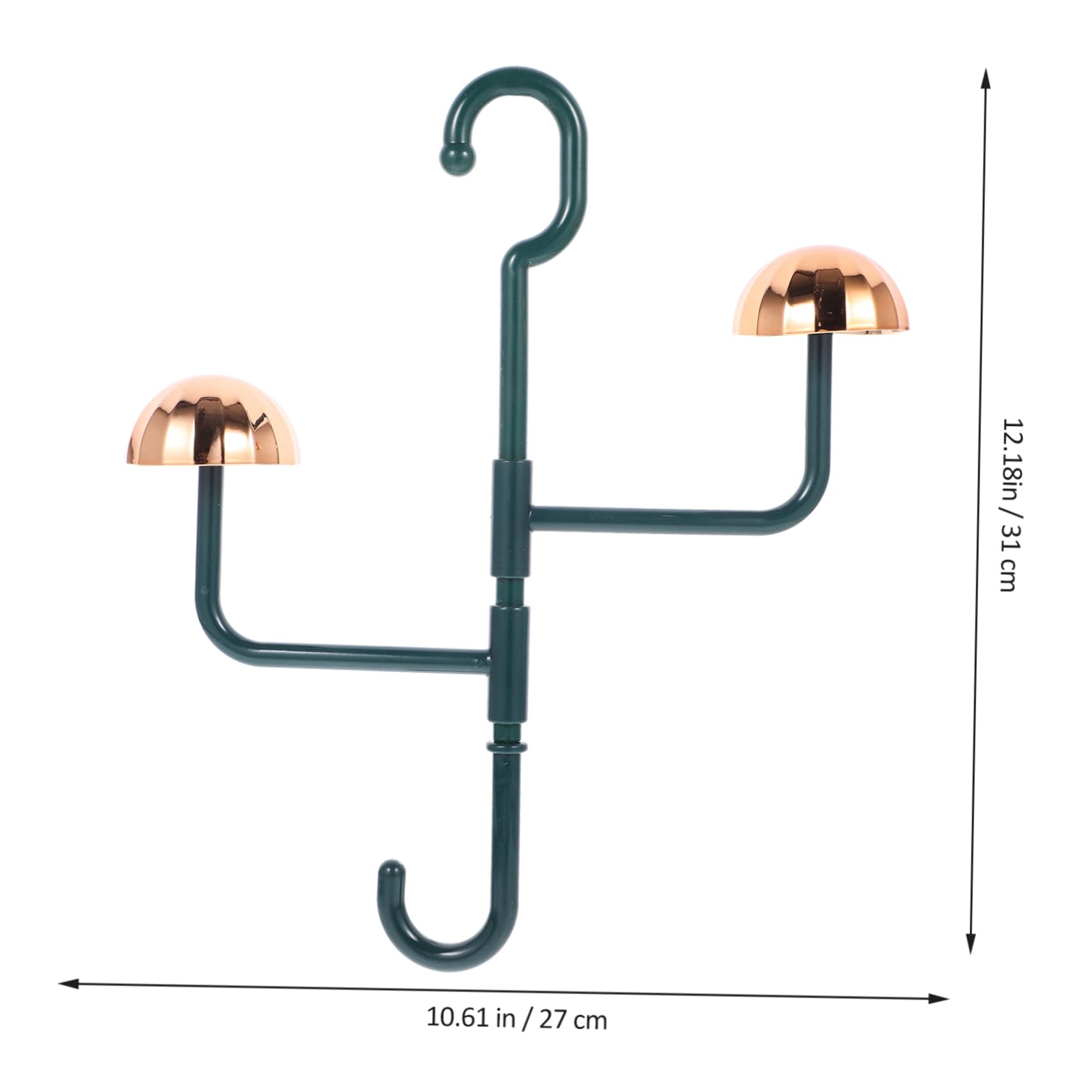 HOODANCOS Space-Saving Rotating Coat Rack Closet Purse Hangers Hanging Holder for Hat