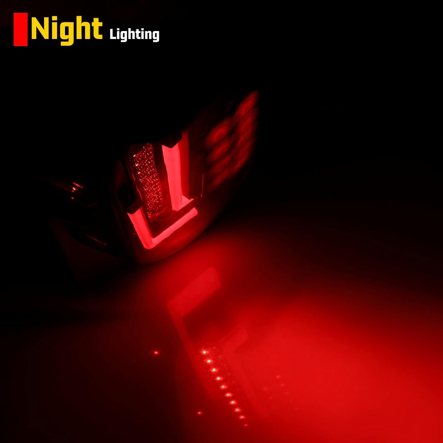 LED DRL Tail Lights for Toyota Tundra 2014-2021, Tail Lamps with LED Turn Signal/Brake Light Rear Back Lights Assembly Replacement Kits for Tundra Pickup