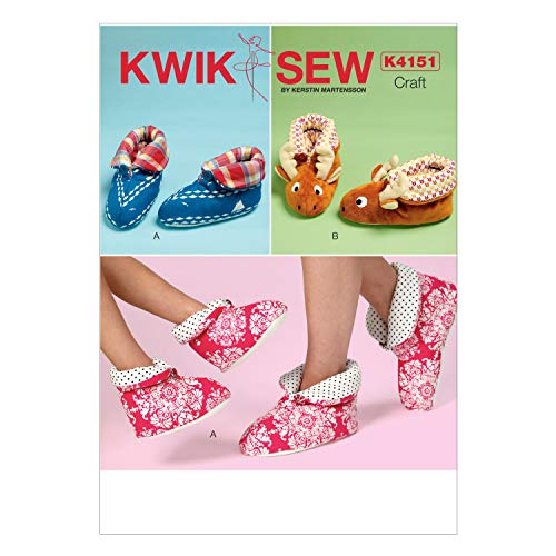 KWIK-SEW PATTERNS K4151 Adults'/Children's Slippers