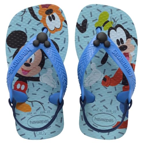 Chinelo, Havaianas, Infantil, Baby Disney Classics, 22, Azul