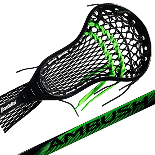 Franklin Sports Boys + Mens Lacrosse Sticks - Attack + Midfield Lax Stick - Lightweight Kids + Adults Aluminum Lacrosse Stick - Ambush - 30" by Franklin Sports - Used condition - US$53.50