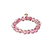 Betsey-Johnson-Tzarina-Pink-Beads-Stretch-Bracelet Betsey Johnson Pink Flower Bead Stretch Bracelet