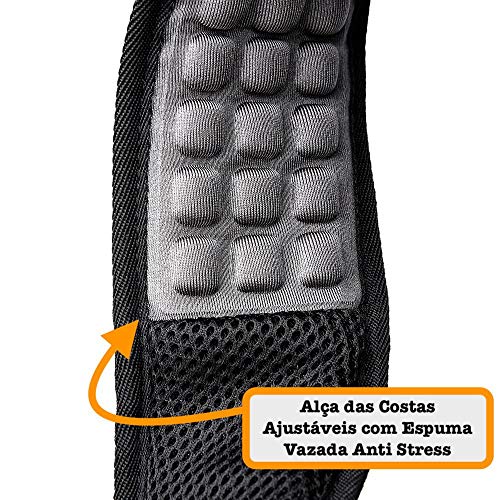Mochila Executiva Masculina Com Alça de Cabo de Aço