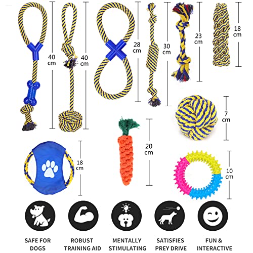 Nobleza Giochi Cane 10 Pezzi Giocattoli per Cani