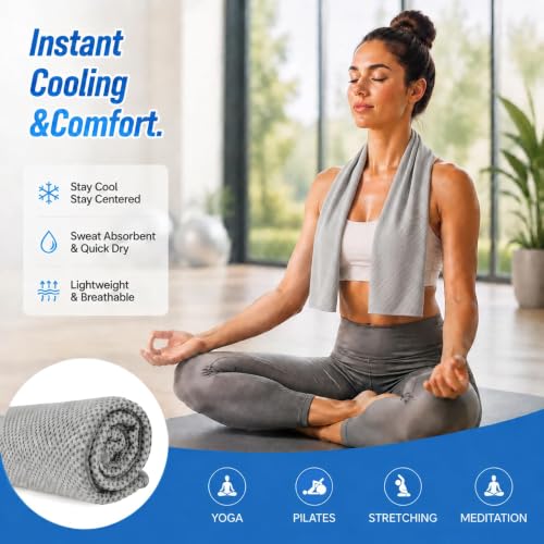 Amgico 3 Pack Cooling Towel for Neck and face(40"x12"), Cooling Neck Wraps - image 5