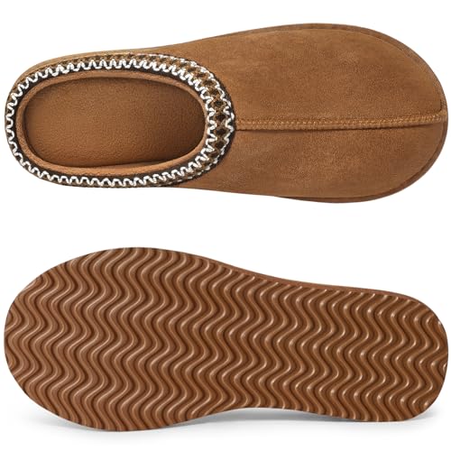 litfun memory foam slippers for women men cozy warm house shoes indoor and outdoor