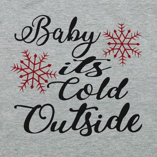 Bangely Z3454-XXL Plus Size Baby Its Cold Outside Christmas T Shirt Women Christmas Raglan Long Sleeve Plaid Splicing Top Blouse Gray thumb #2