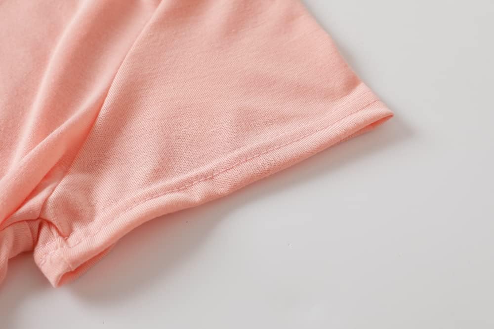 YIJIU Women's Short Sleeve Tops and Capri Pants Cute Cartoon Print Pajama Sets - Image 4