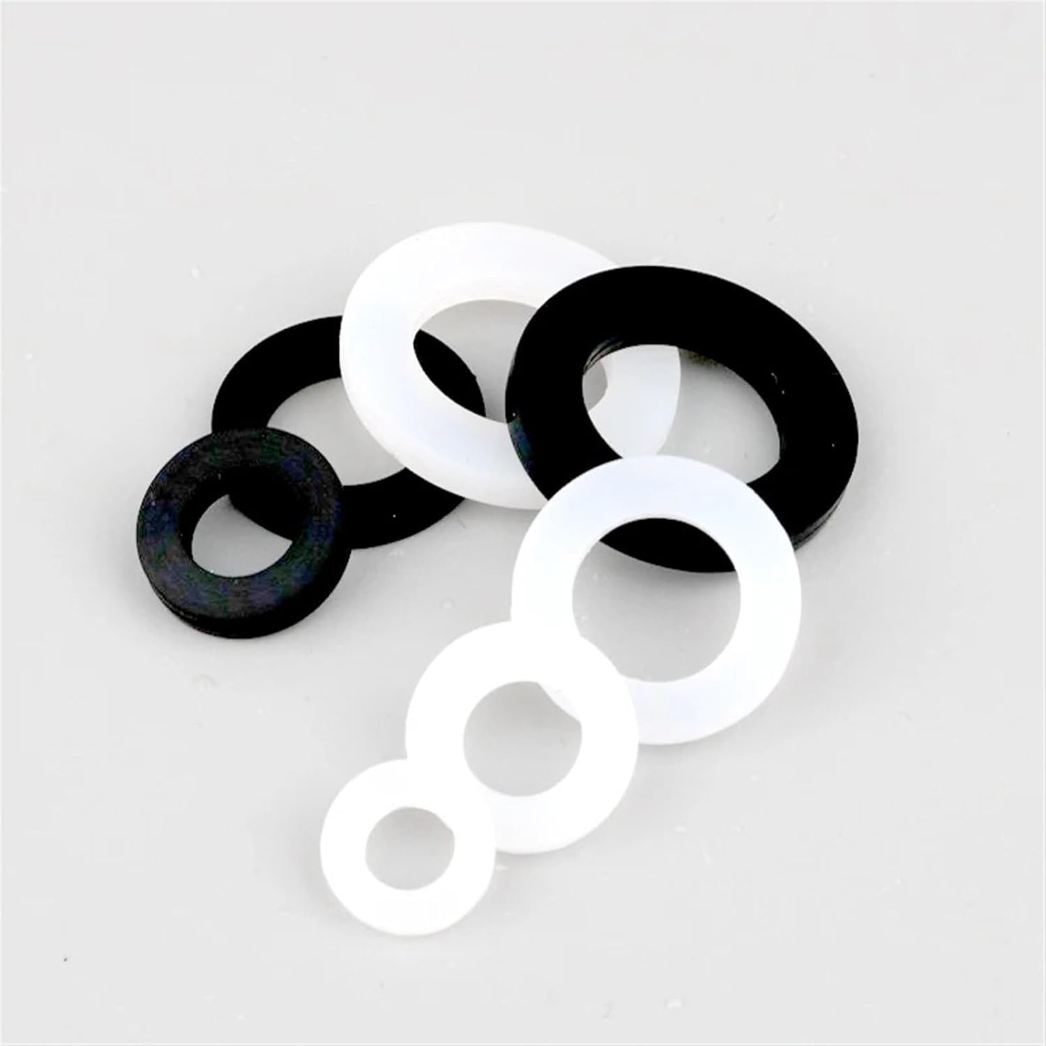 20pcs 1/2" 3/4" 1" Flat Gasket O-Ring Seal Washer Ring Plumbing Faucet Washer Sealing Ring(1 inch)